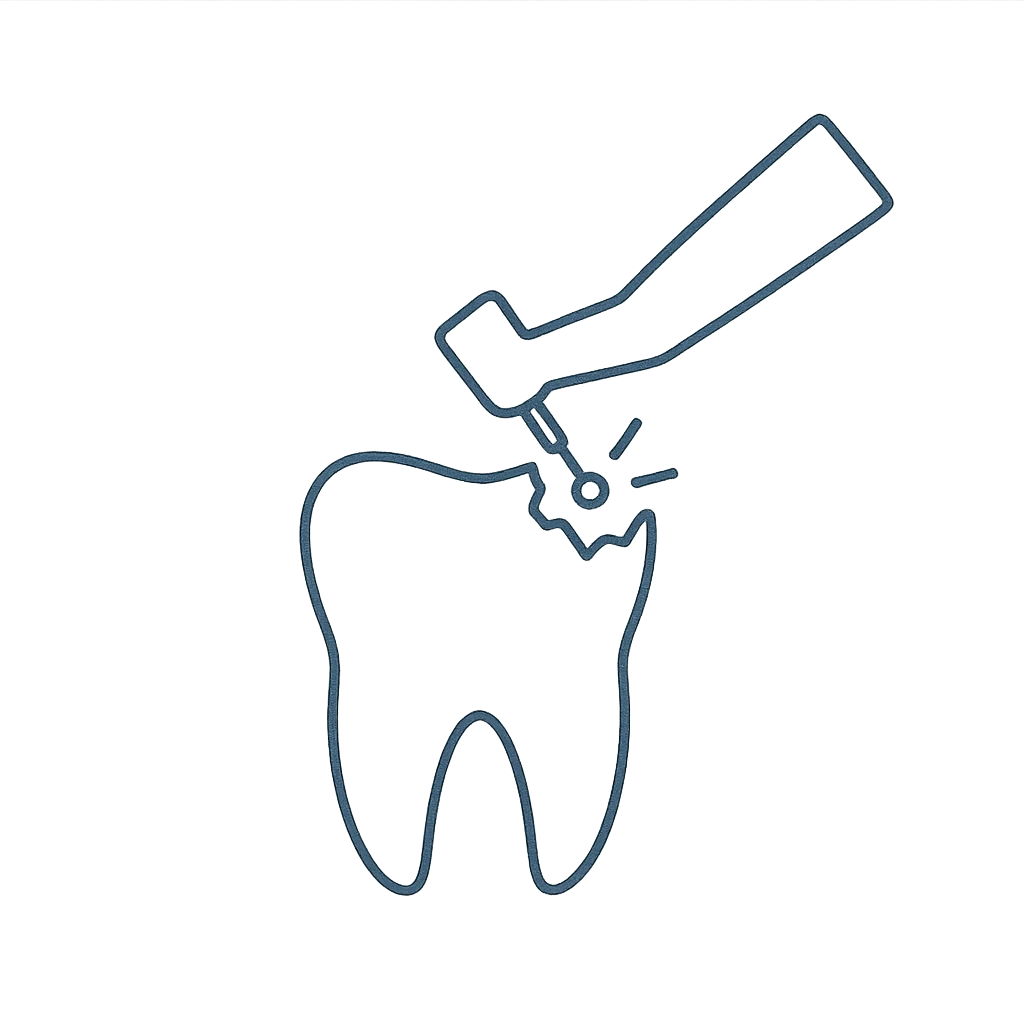Resinas estéticas para caries o fracturas