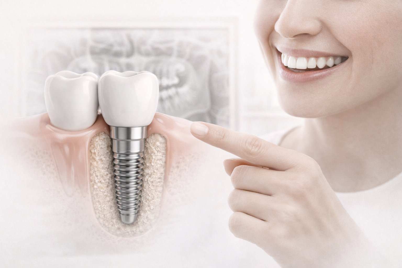 Cuidado de tus implantes dentales